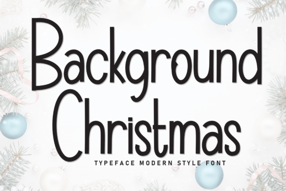 Background Christmas: A Warm, Handwritten Font for Editorial Design