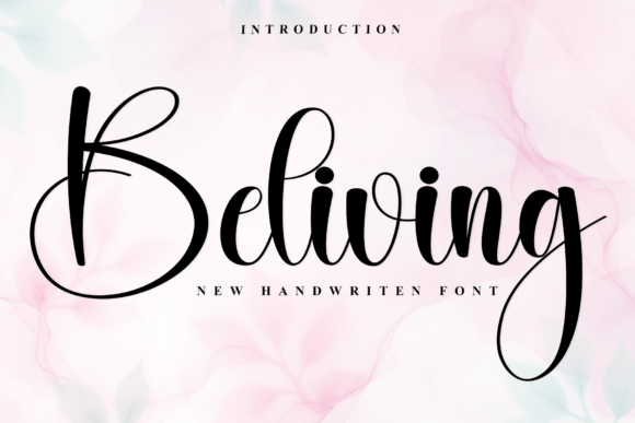 Beliving: A Luxurious Script Font for Handmade Elegance