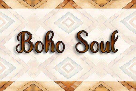 Boho Soul: A Thoughtful Script Font for Editorial Warmth