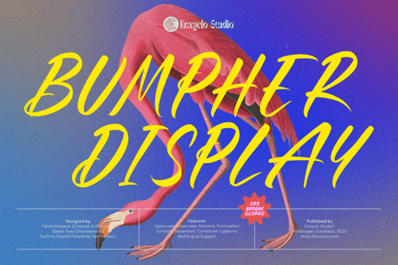 Bumpher: A Bold Script Font for Campaign Headlines That Pop