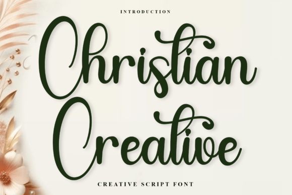 Christian Creative: A Festive Display Typeface for Digital Branding