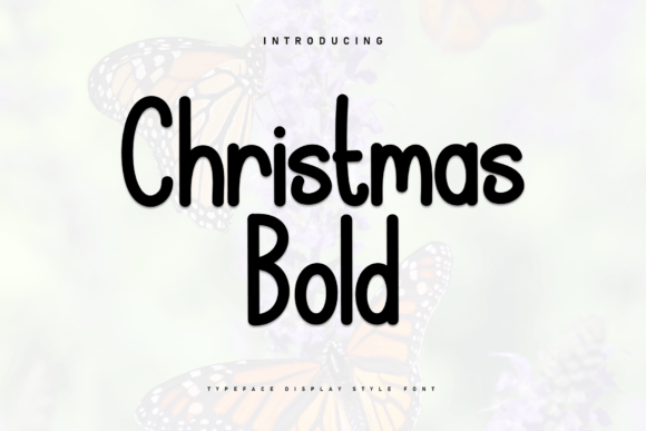 Christmas Bold: A Handwritten Font That Feels Like a Confident Sketch