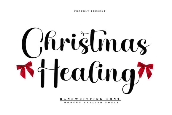 Christmas Healing Script Font for Handmade Creators