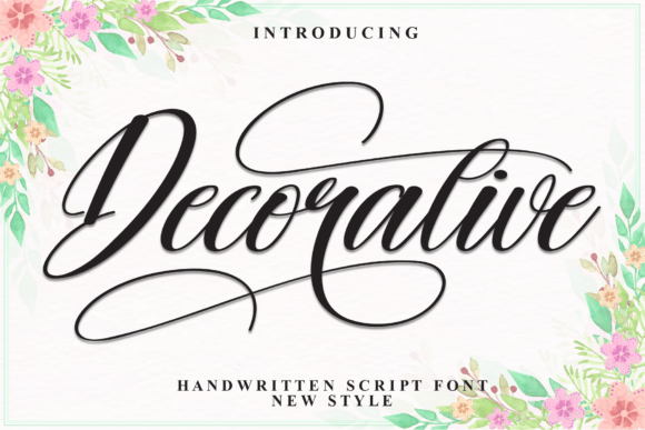 Decorative Font: Elegant Script for Brand Identity