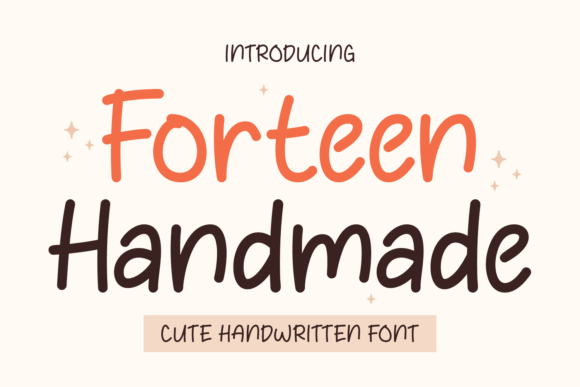 Forteen Handmade: A Cheerful Script Font for Scroll-Stopping Marketing