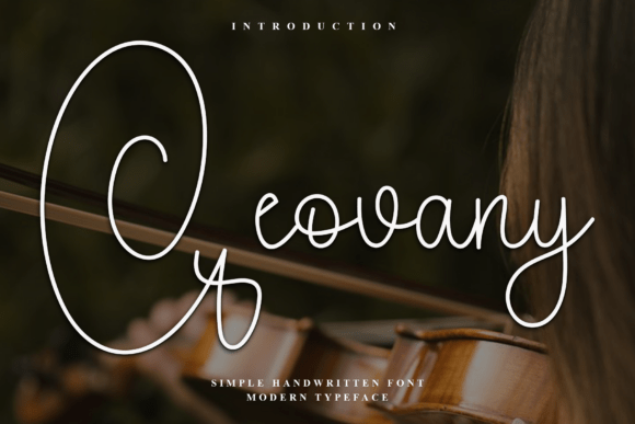 Geovany: A Festive Script Font for Editorial Warmth
