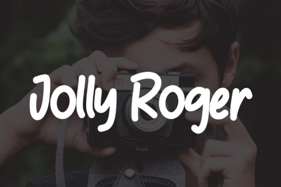 Jolly Roger Font: Elegant Script for Handmade Labels & Printables