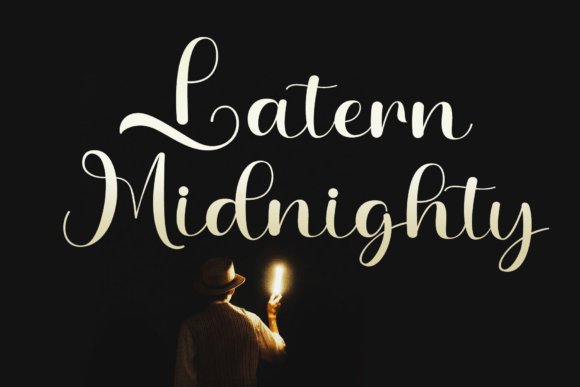 Latern Midnighty: A Script Font That Makes Your Campaign Glow