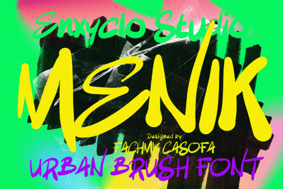 Menik: A Bold, Expressive Font for Small Business Branding