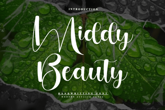 Middy Beauty: A Sweet Handwritten Font for Digital Branding