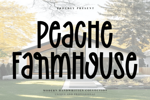 Peache Farmhouse: A Warm, Readable Script Font for Scroll-Stopping Marketing