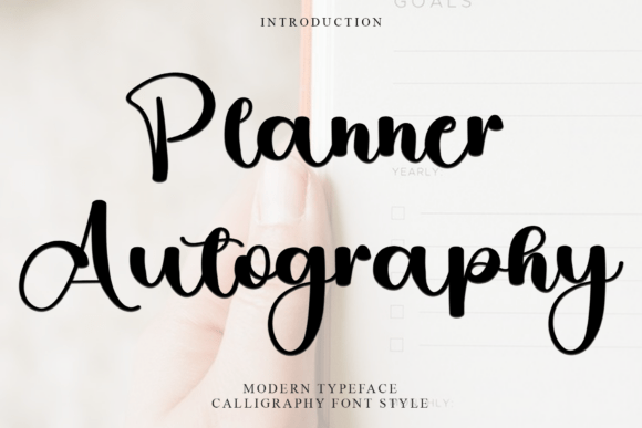 Planner Autography: A Script Font That Feels Like a Thoughtful Campaign Choice