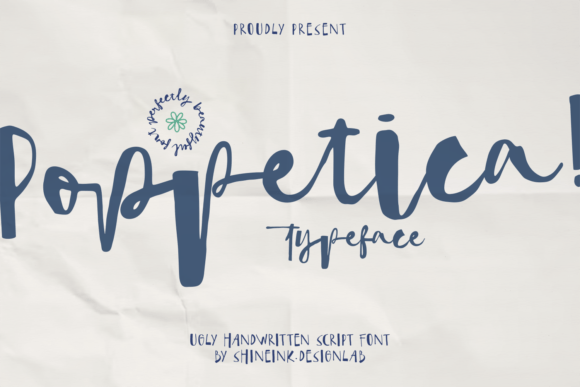 Poppetica: A Handwritten Script Font That Feels Like Your Brand’s True Voice