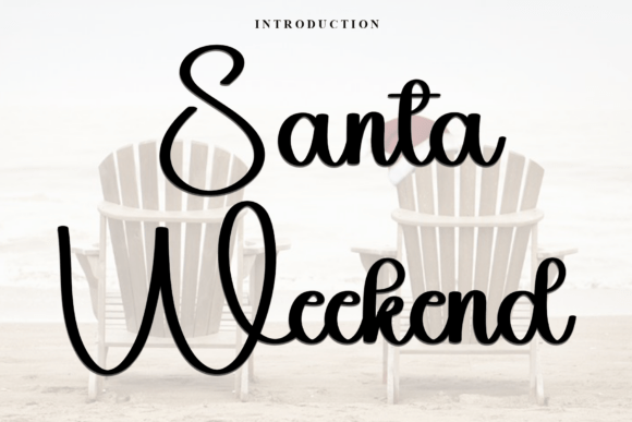Santa Weekend: A Festive Script Font for Holiday Branding