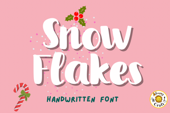 Snow Flakes Font: A Warm, Festive Script for Real Branding