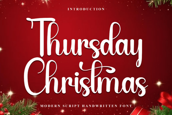 Thursday Christmas Font: Warm, Playful & Campaign-Ready