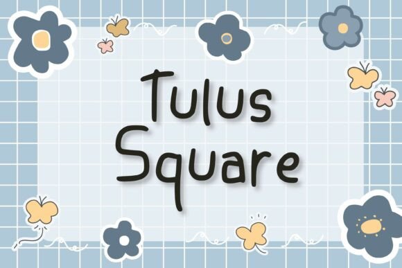 Tulus Square: A Handwriting Font That Cuts Through the Feed